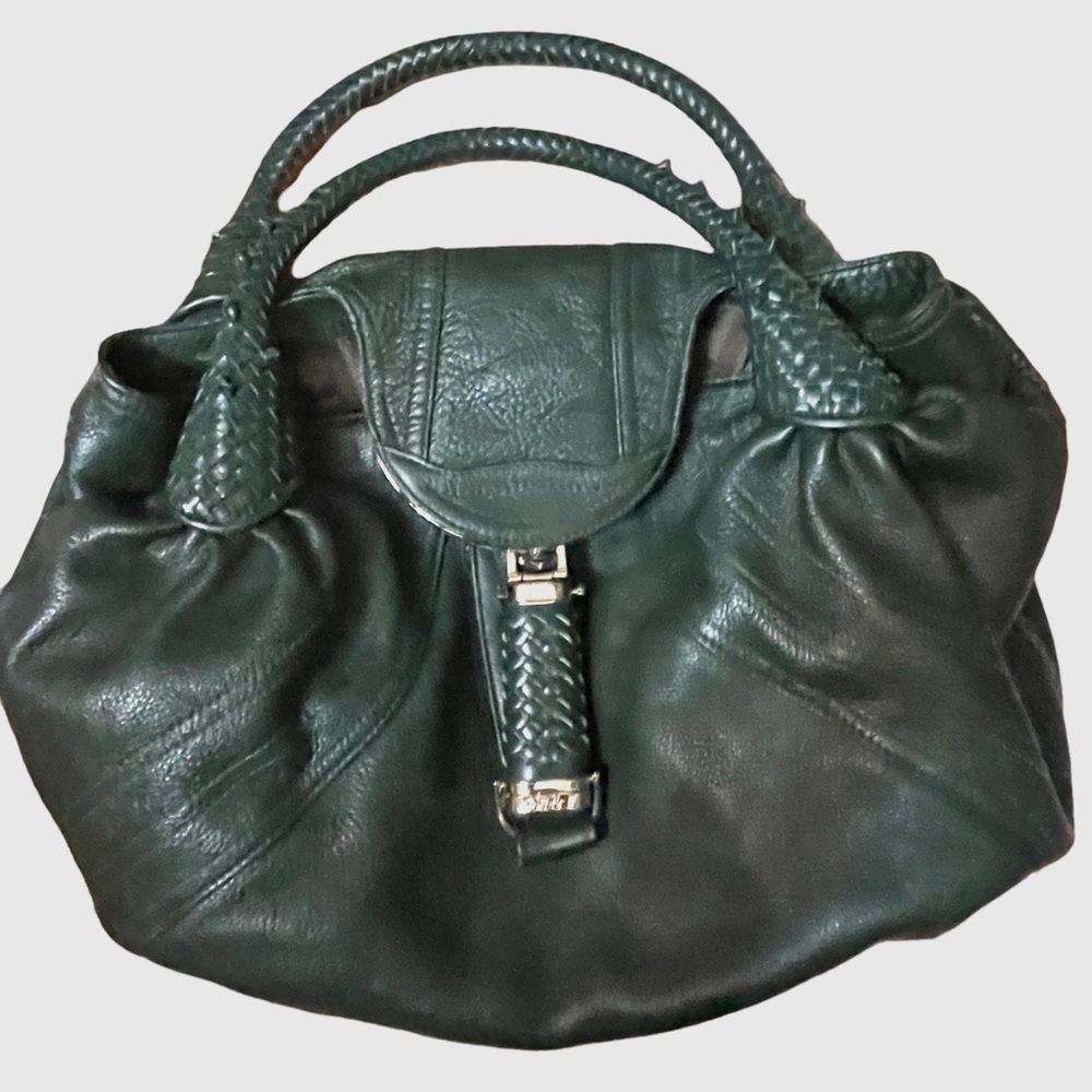 Fendi Spy Bag Forest Green like new